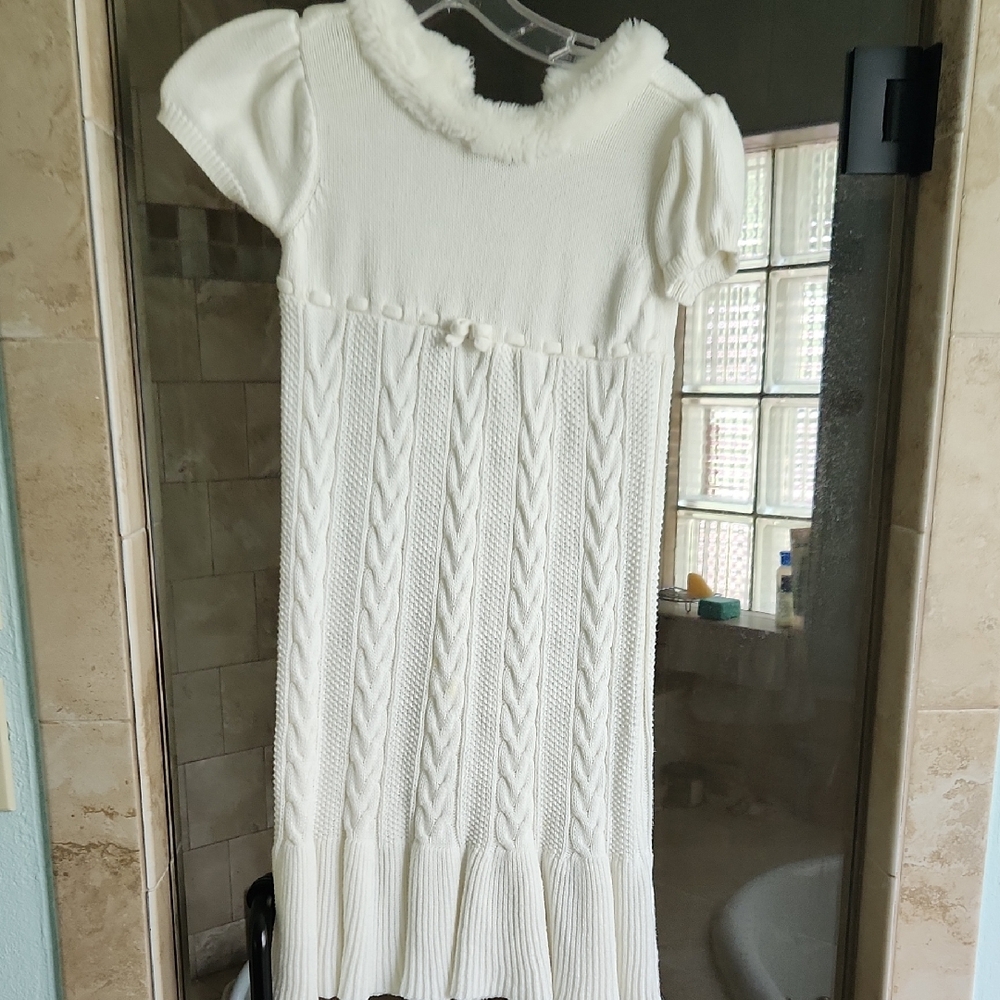 Gymboree Soft White Knit Sweater